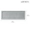 mDesign Large Modern Bath Mat Runner - Non-Skid Bathroom Runner Rug